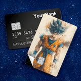 Credit Card Skin Sticker - Dragon Ball - Super Saiyan Blue Goku In Gi