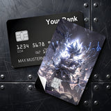 Credit Card Skin Sticker - Dragon Ball - Dark Armored Warrior - Holographic