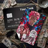Credit Card Skin Sticker - Jujutsu Kaisen - Sukuna - Holographic