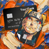 Credit Card Skin Sticker - Naruto - Uzumaki Abstract Painterly Portrait