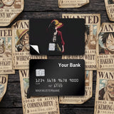 Credit Card Skin Sticker - One Piece - Luffy Silhouette With One Piece Logo