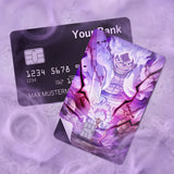 Credit Card Skin Sticker - One Piece - Luffy Gear 5 With Purple Energy - Holographic
