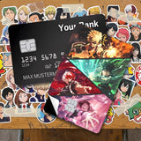 Credit Card Skin Sticker - My Hero Academia - My Hero Academia Character Collage - Holographic