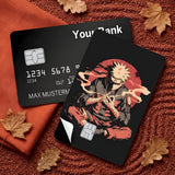 Credit Card Skin Sticker - Naruto - Uzumaki Seated With Red Sun