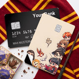 Credit Card Skin Sticker - Harry Potter - Chibi Harry Potter And Friends With HP Logo