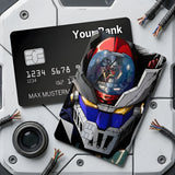 Credit Card Skin Sticker - Gundam - Gundam Robot Head Close-up - Holographic