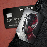 Credit Card Skin Sticker - Marvel - Spider-man Being Taken Over By Venom - Holographic