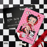 Credit Card Skin Sticker - Betty Boop - Betty Boop With Her Dog Pudgy