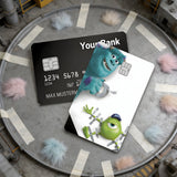 Credit Card Skin Sticker - Monsters, Inc. - Sulley And Mike Wazowski Taped Up