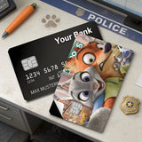 Credit Card Skin Sticker - Zootopia - Judy Hopps And Nick Wilde Selfie