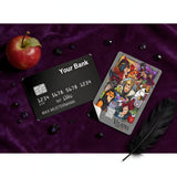Credit Card Skin Sticker - Disney Villains - Disney Villains Group Collage - Holographic
