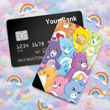Credit Card Skin Sticker - Care Bears - Group Of Care Bears