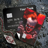 Credit Card Skin Sticker - IT - Pennywise With Red Balloon - Holographic