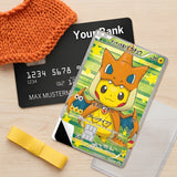 Credit Card Skin Sticker - Pokémon - Pikachu In Charizard Poncho Card - Holographic