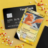 Credit Card Skin Sticker - Pokémon - Classic Pikachu Trading Card - Holographic