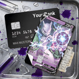 Credit Card Skin Sticker - Pokémon - Mewtwo V Trading Card - Holographic