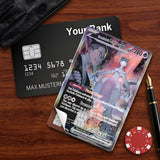 Credit Card Skin Sticker - Pokémon - Mewtwo EX With Giovanni Card - Holographic