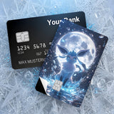 Credit Card Skin Sticker - Pokémon - Glaceon Under Full Moon - Holographic