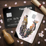 Credit Card Skin Sticker - Demon Slayer - Hashira Group Illustration - Holographic