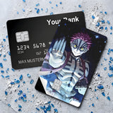 Credit Card Skin Sticker - Demon Slayer - Akaza Upper Moon Three - Holographic