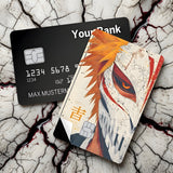 Credit Card Skin Sticker - Bleach - Ichigo Hollow Mask Close-up