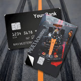 Credit Card Skin Sticker - Formula 1 - Mclaren F1 Car With Driver - Holographic