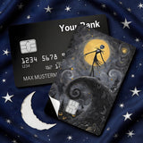 Credit Card Skin Sticker - The Nightmare Before Christmas - Jack Skellington Starry Night