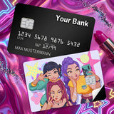 Credit Card Skin Sticker - League of Legends - K/DA Selfie Pop Art - Holographic