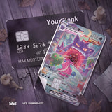 Credit Card Skin Sticker - Pokemon - Gengar VMAX Gigantamax Full Art - Holographic