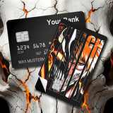 Credit Card Skin Sticker - Bleach - Fiery Hollow Ichigo Portrait