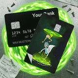 Credit Card Skin Sticker - Rick and Morty - Rick and Morty Portal Surfing - Holographic