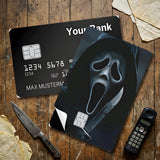 Credit Card Skin Sticker - Scream - Ghostface with Bloody Knife - Holographic
