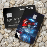 Credit Card Skin Sticker - Pokémon - Pokeball Splashing In Water - Holographic