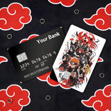 Credit Card Skin Sticker - Naruto - Akatsuki Group - Holographic
