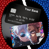 Credit Card Skin Sticker - Jujutsu Kaisen - Gojo Sukuna Anime - Holographic