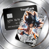 Credit Card Skin Sticker - Dragon Ball - Goku Ultra Instinct - Holographic
