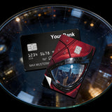 Credit Card Skin Sticker - Marvel - Spider-Man Eye City Reflection - Holographic