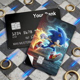 Credit Card Skin Sticker - Sonic the Hedgehog - Sonic Running - Holographic