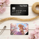 Credit Card Skin Sticker - Tangled - Rapunzel In Cherry Blossom