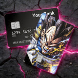 Credit Card Skin Sticker - Dragon Ball - Vegeta Ultra Ego - Holographic