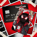 Credit Card Skin Sticker - Spider-Man - Miles Morales Comic Book - Holographic