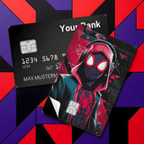 Credit Card Skin Sticker - Spider-Man - Miles Morales Geometric - Holographic