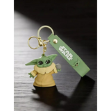 3D PVC Figure Keychain - Star Wars - Grogu Holding Control Knob Variant 2