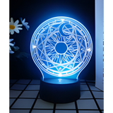 3D LED Night Light - Cardcaptor Sakura - Clow Magic Circle