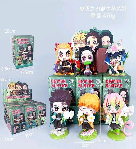 Blind Box - Cartoon  Figure - Demon Slayer - Flower Series