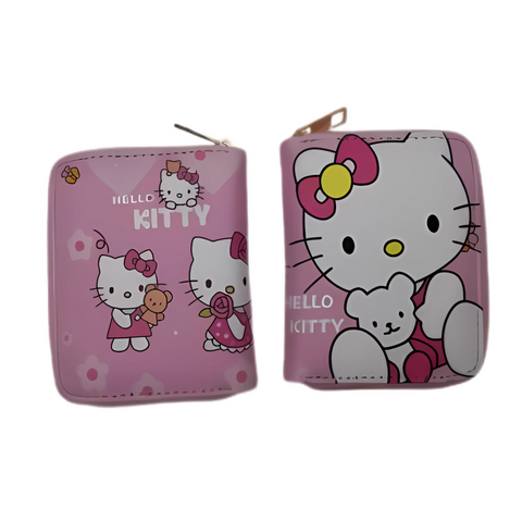 Zippered Short Wallet - Sanrio - Hello Kitty