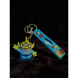 3D PVC Figure Keychain - Toy Story - Alien Waving
