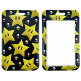 ID Card Badge Holder - Super Mario - Super Stars And Mushrooms Pattern