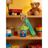3D PVC Figure Keychain - Toy Story - Alien Winking Star Outfit