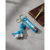 3D PVC Figure Keychain - Dinosaurios - Baby Sinclair Sitting